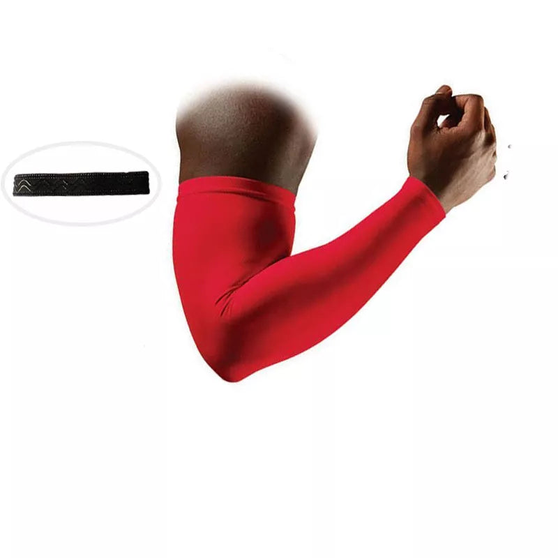 Outdoor Fitness Thin Breathable Riding Sunscreen Climbing Sleeve in blue, white, black, and red