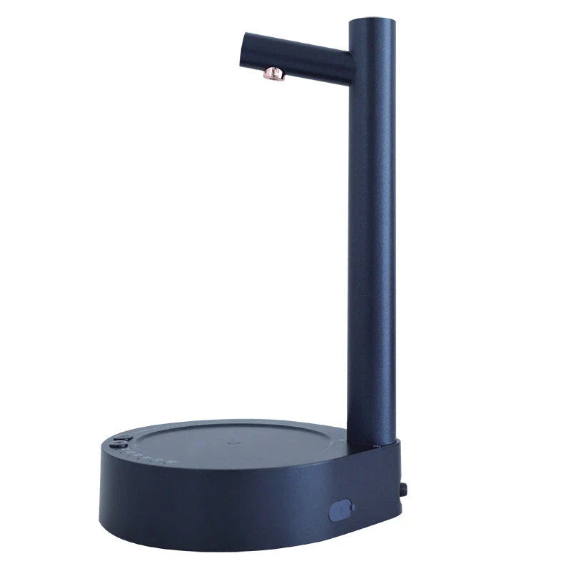 Rechargeable electric water dispenser with sleek white or blue design, perfect for any room or office setting