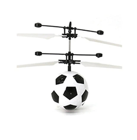 A futuristic LED-powered hovering orb with a dazzling aerial display, captivating both kids and adults.
