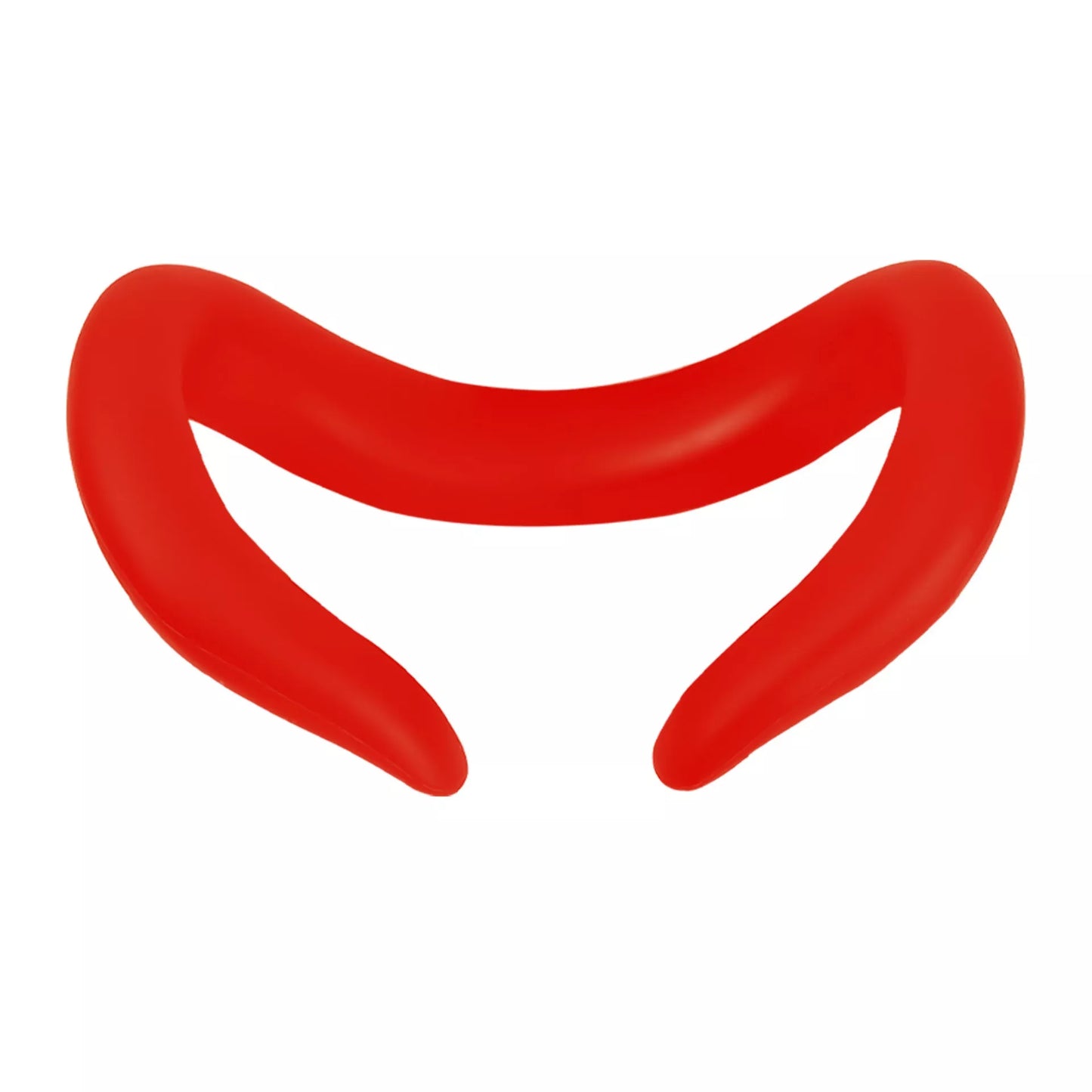 Silicone VR headset mask replacement in black, white, blue, and red