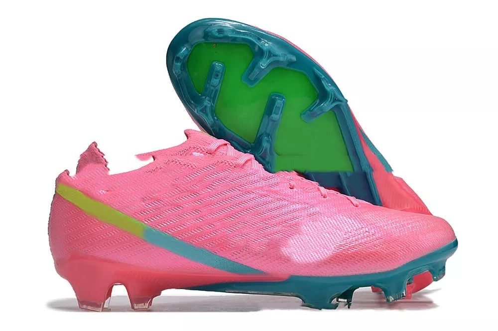 Men's waterproof knitted soccer shoes with full air cushion, sizes 39-55