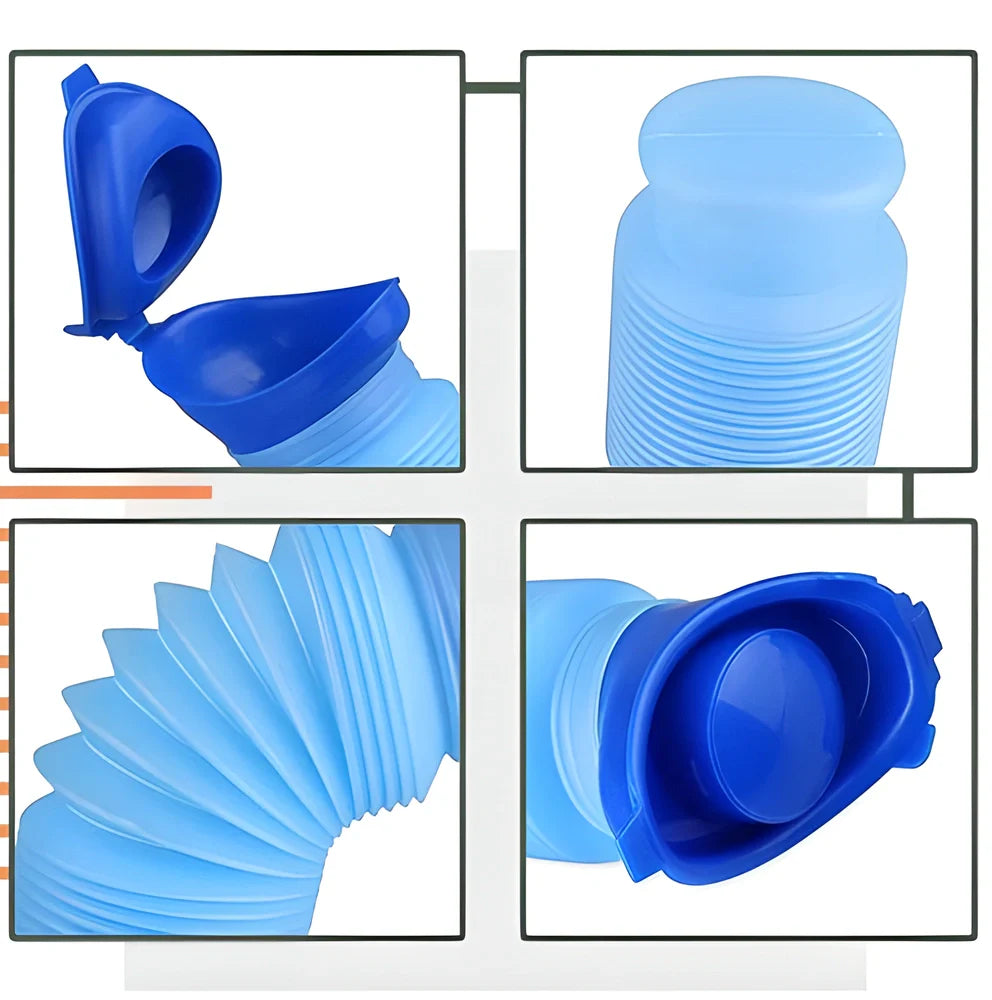Portable Emergency Unisex Toilet for Outdoor Activities - Compact, Durable, and Discreet Design
