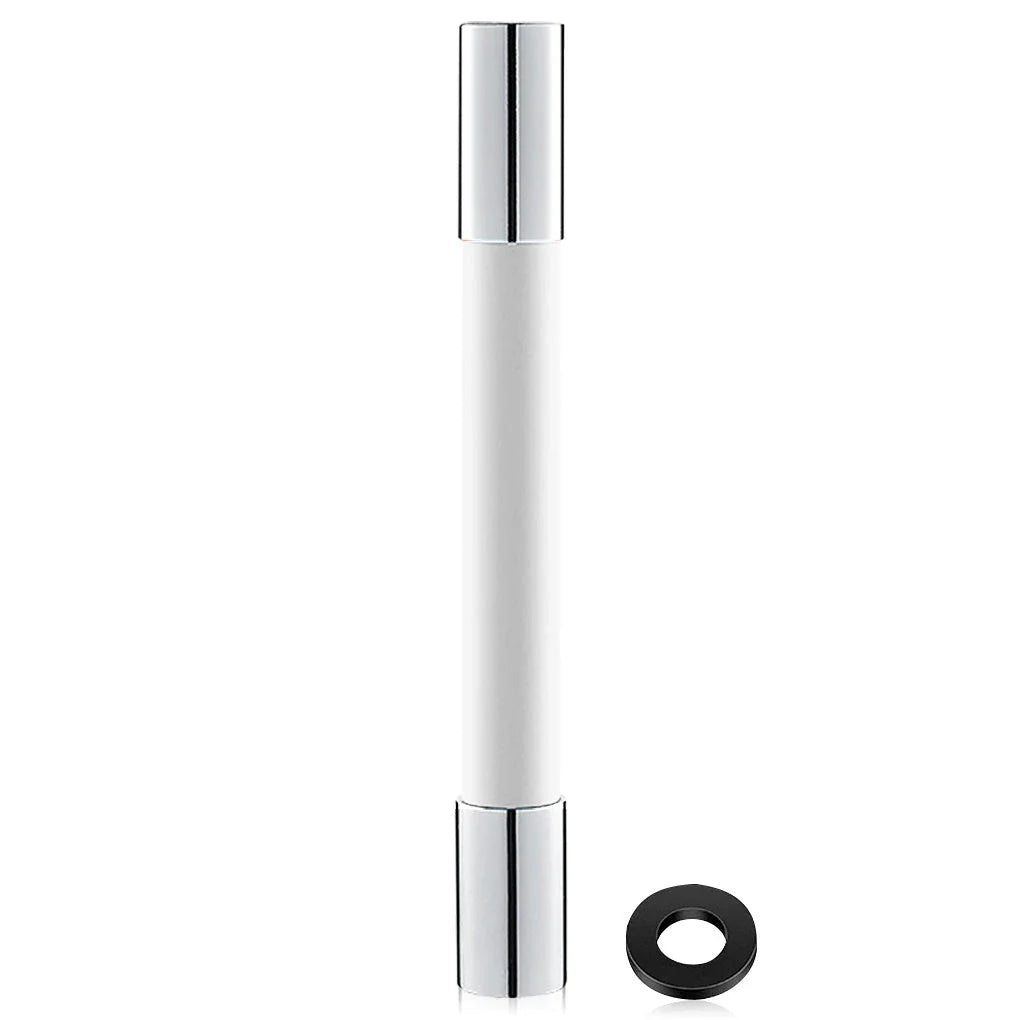 Adjustable bathroom faucet extender with 360-degree rotation for extended reach and flexible positioning