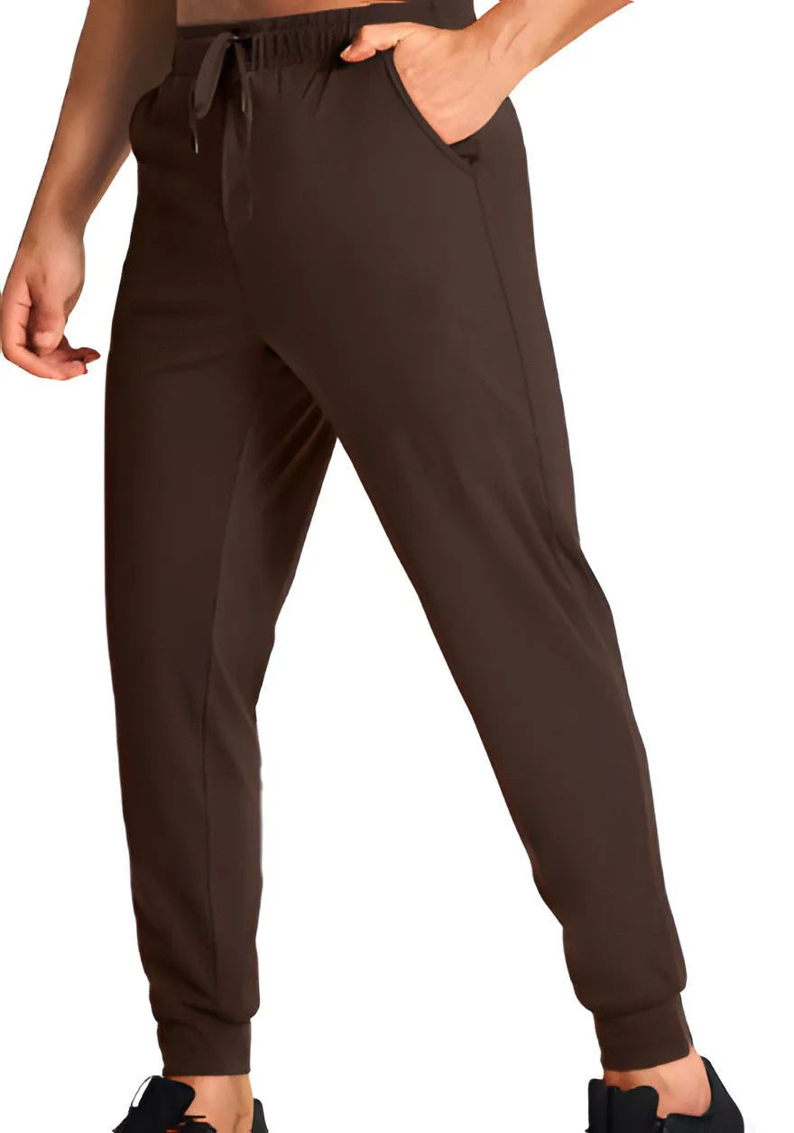 Men's loose fit casual trousers in solid colour, available in sizes XS to 4XL for leisure wear