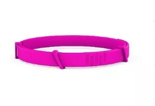 Adjustable silicone pet collar in various colors for flea and tick protection