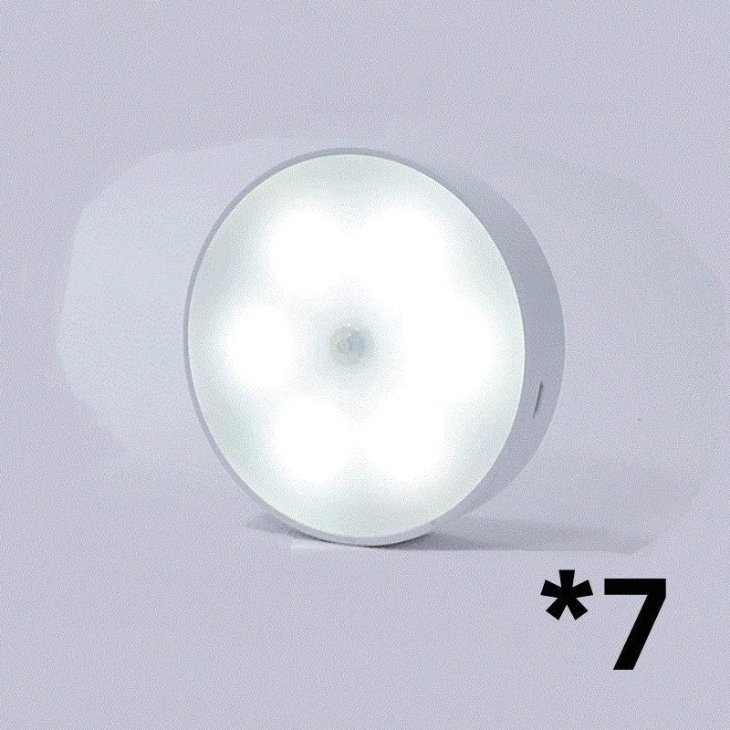 USB-powered motion-activated LED puck lights for cabinets, closets, and other small spaces