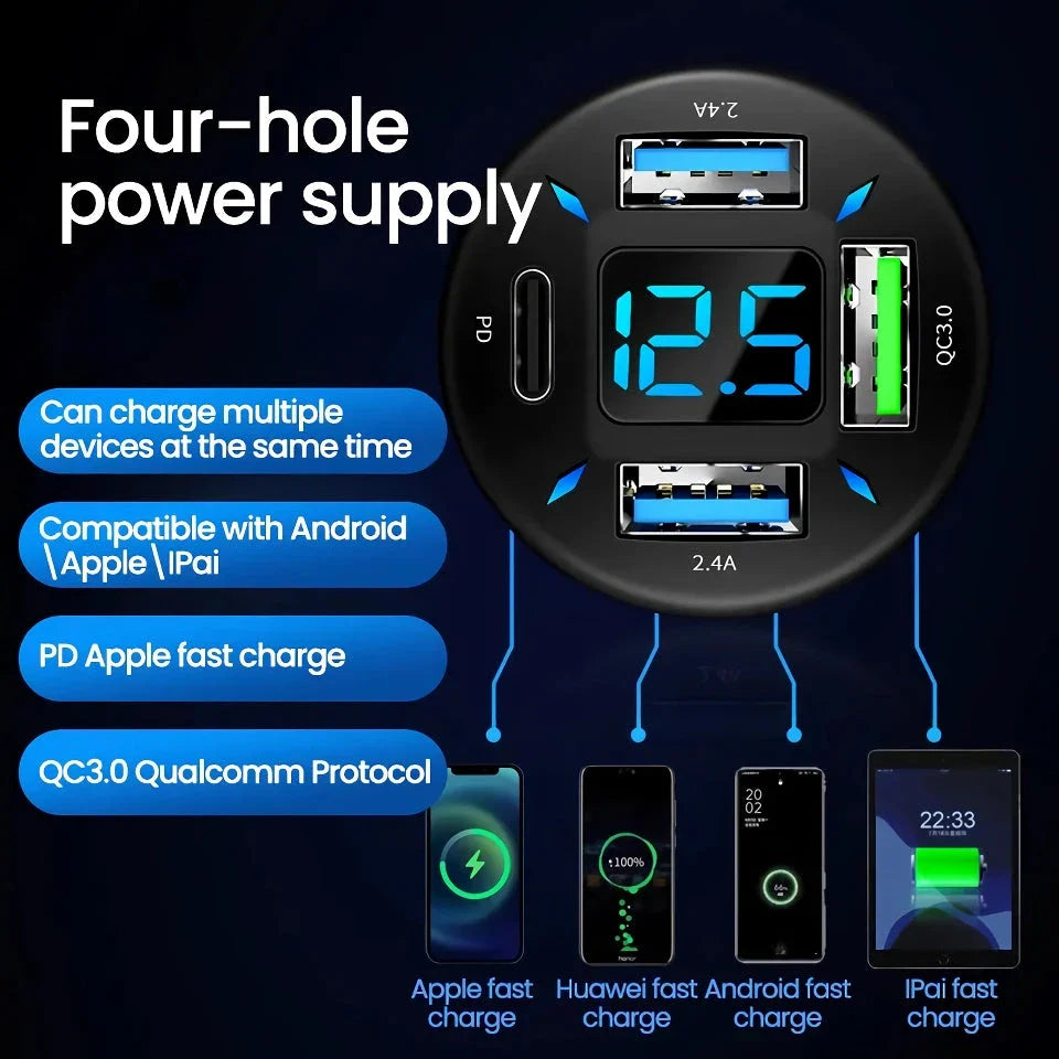 9-in-1 Cordless Screwdriver Set with LED Lights for Versatile DIY and Repair Tasks