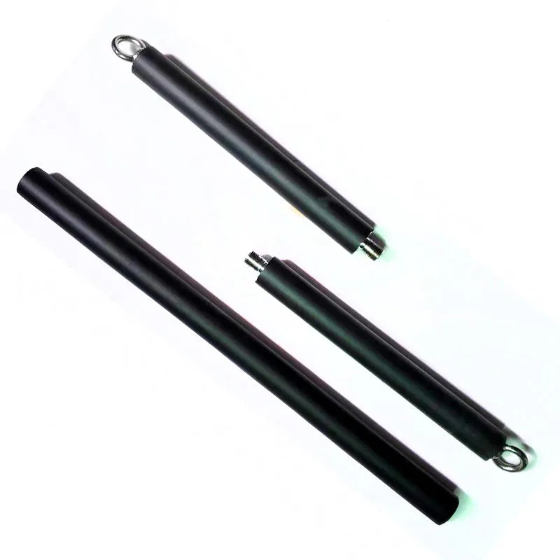 Gym equipment handle accessories with bearing ring for Pilates sticks, steel construction with EVA grip