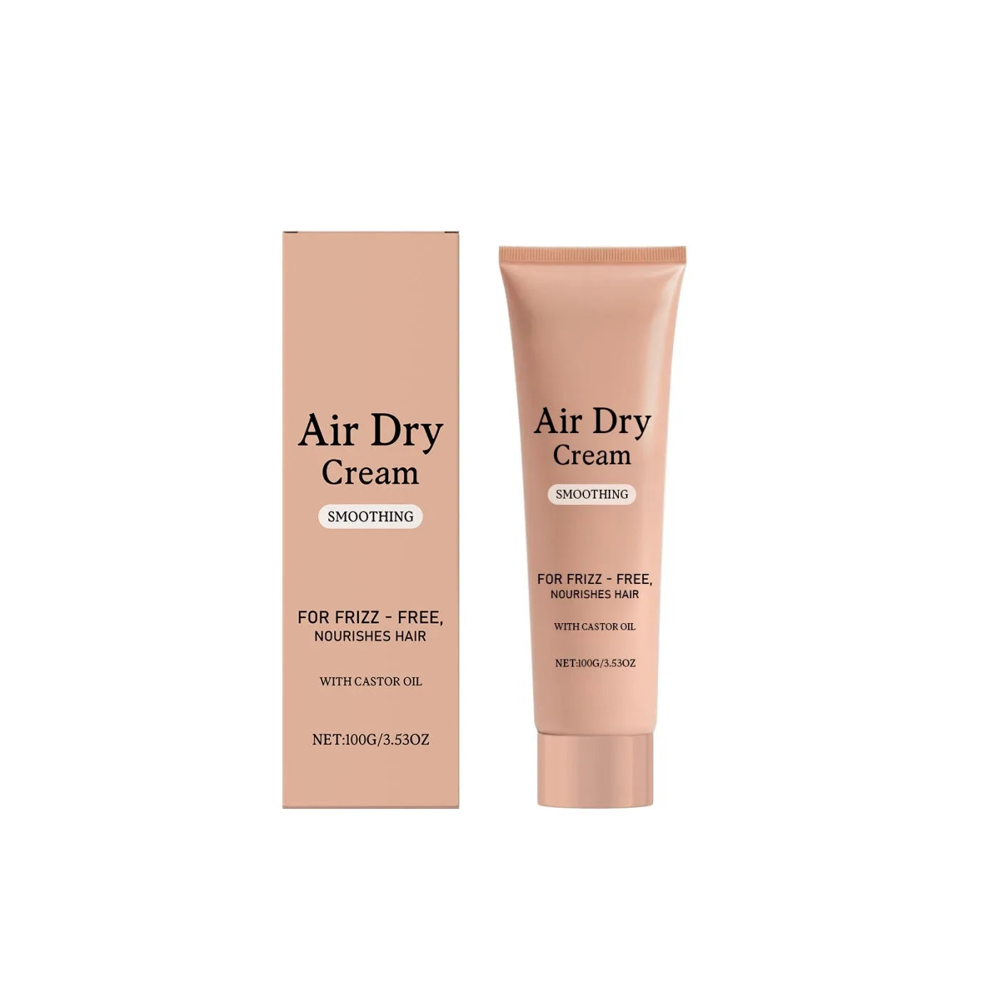 Hair Softening Care Cream jar with 100g capacity, showing keratin and coconut oil ingredients for hair care.
