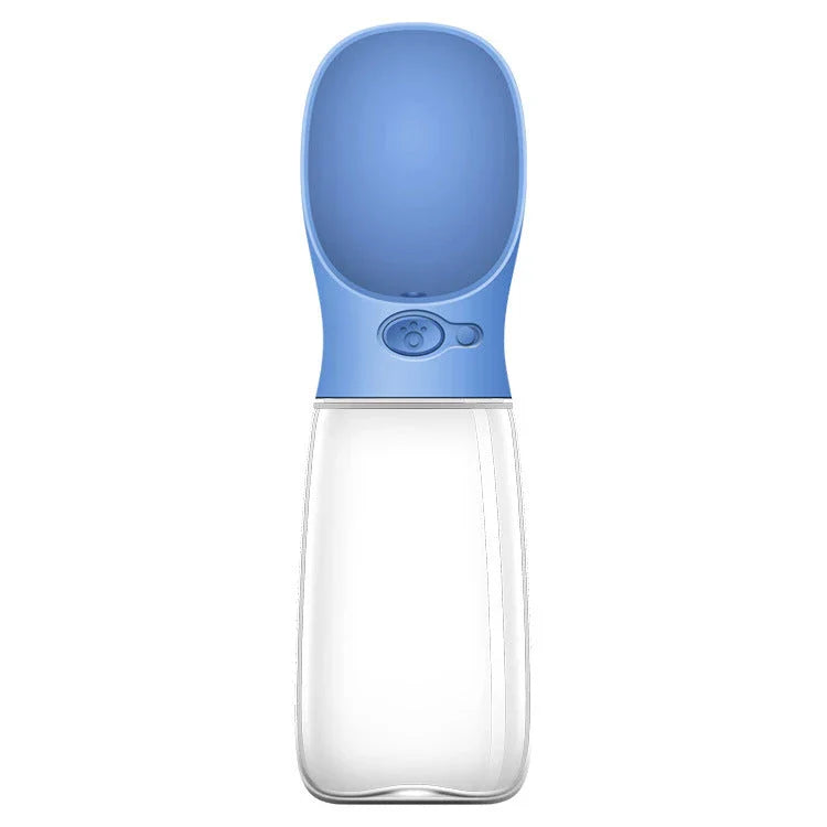 Durable and portable pet water bottle with eco-friendly materials and easy-to-use design for outdoor adventures with your furry friend