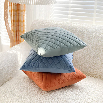 45x45cm velvet cushion with flannel fabric in solid colour options