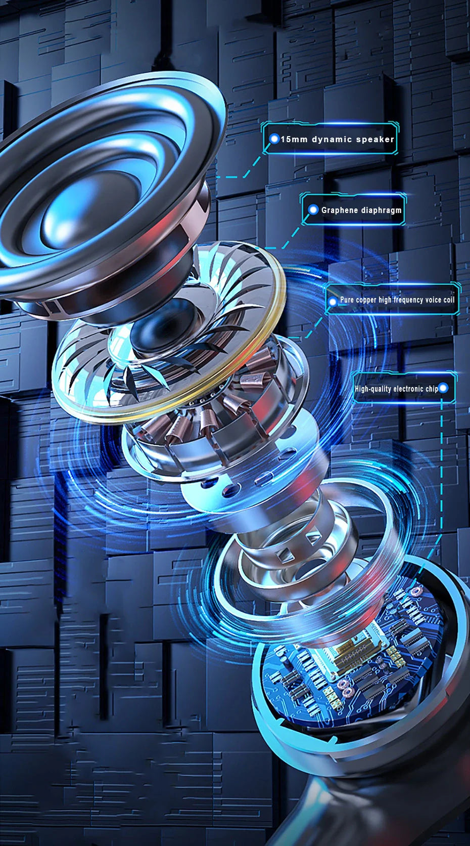 COJINMA J116 true wireless earbuds in black, white, and pink with charging case