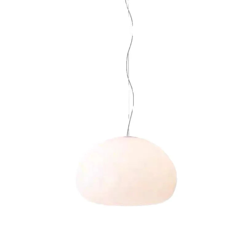 Glass cloud ceiling lamp in Nordic style, available in 23cm or 42cm diameter, 220V, for dining room or bedside use