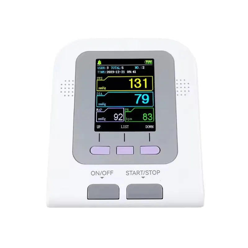 CONTEC08A veterinary blood pressure monitor with LCD screen and cuff for animal measurements