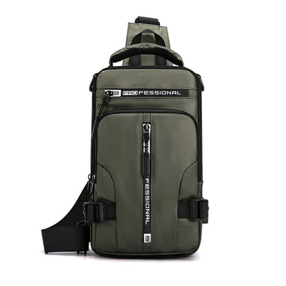 Versatile Crossbody Bag for Men with Multifunctional Design, Nylon Construction, and Dedicated Interior Pockets