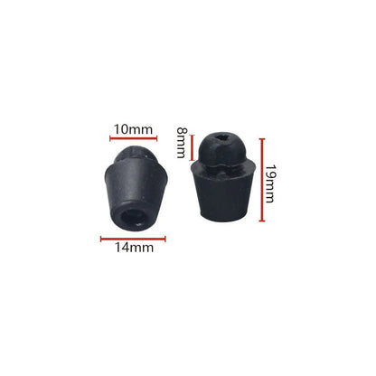 Ten X16 coloured rubber automobile buckle shock absorption clips for vehicle machine covers and trunks