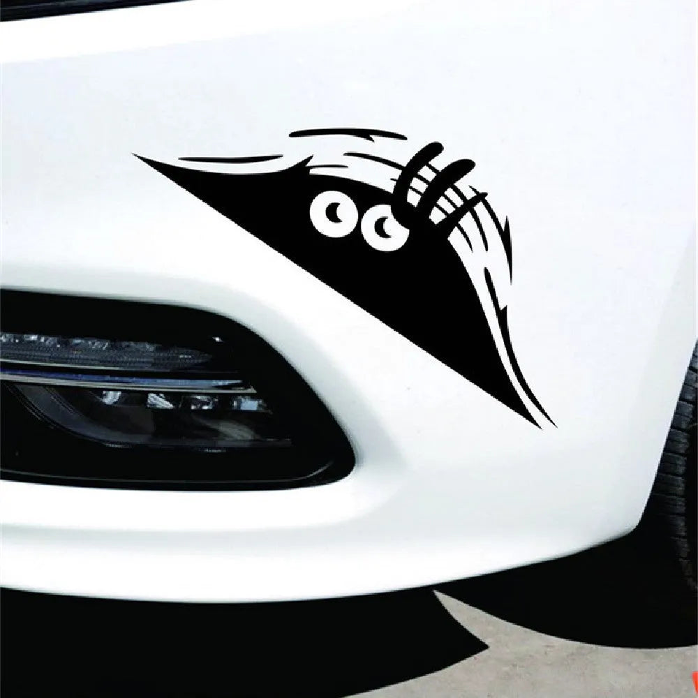 Set of four large self-adhesive body stickers showing smiley face and angry face designs.