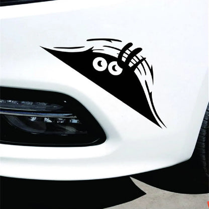 Set of four large self-adhesive body stickers showing smiley face and angry face designs.