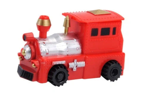 Interactive optical sensor pet toy robot following a black line on paper