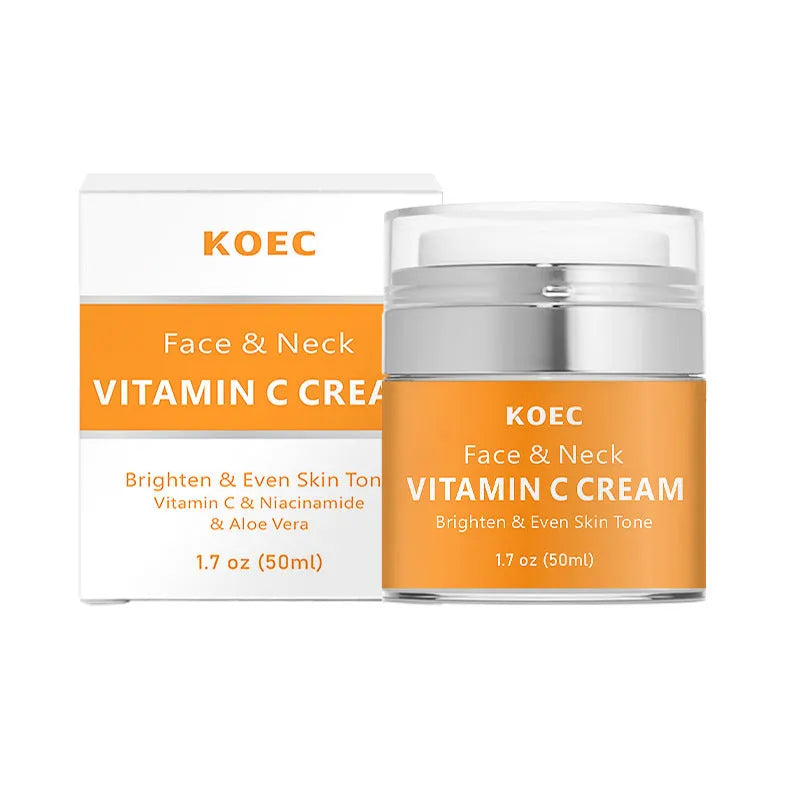50g jar of retinol neck cream for light lines with English packaging