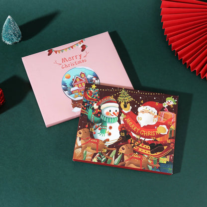 Christmas Style DIY bracelet blind box with electroplated alloy cartoon pendant, unisex jewellery kit