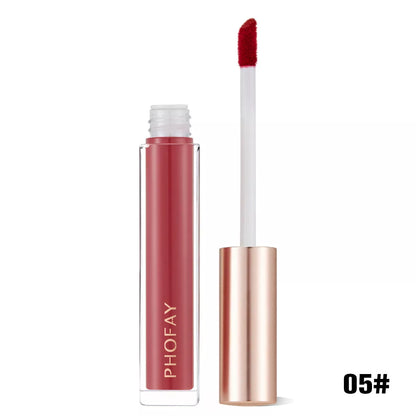 PHOFAY Non-Sticky Lip Gloss in various shades for hydrated, shiny lips