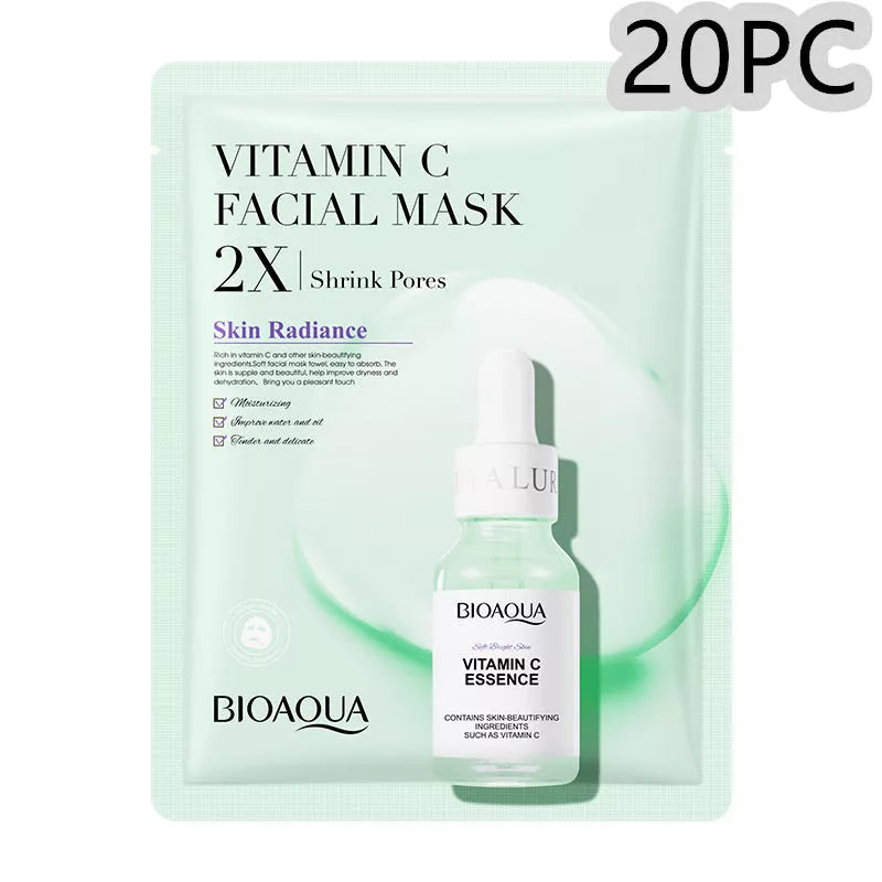 Collagen Face Mask with Hyaluronic Acid for deep skin hydration and firming