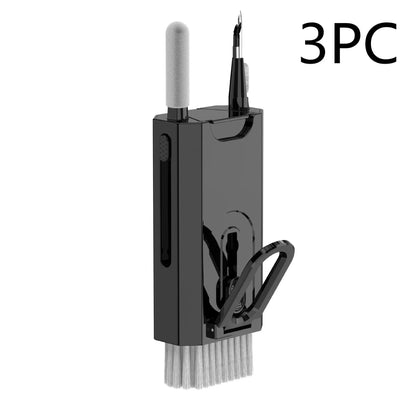 Premium 5-in-1 Screen and Electronics Cleaning Kit with Soft Flocking Sponge, High-Density Brush, and More for Phones, Tablets, Laptops, and Other Devices