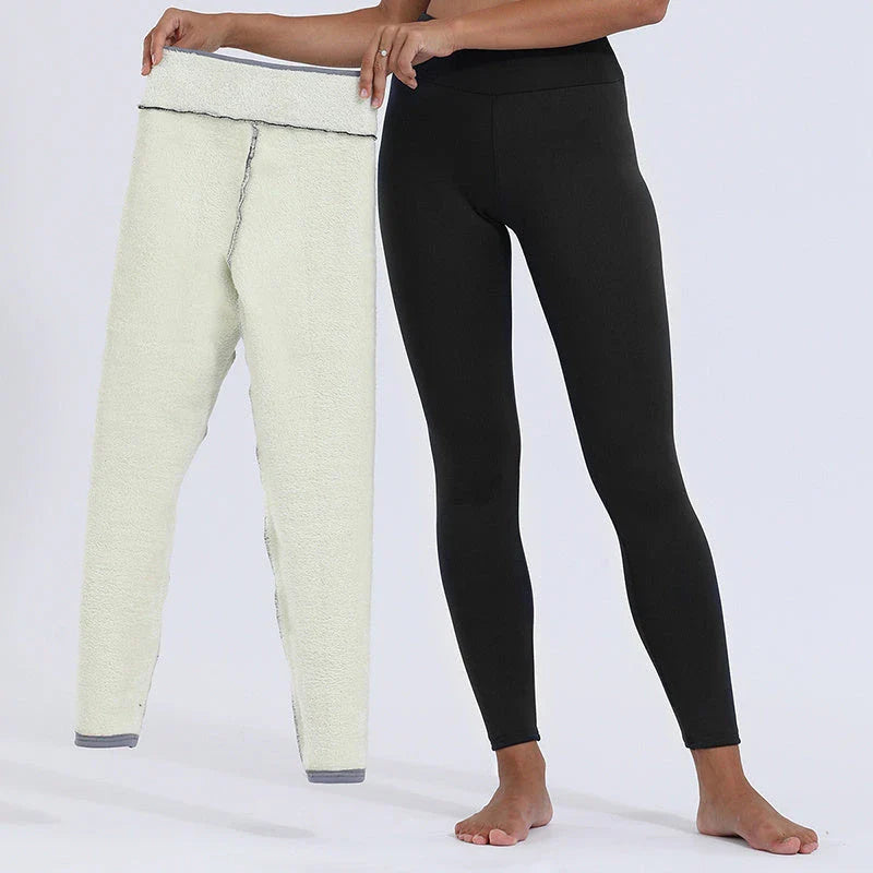 Premium cashmere-blend leggings in a variety of colors for stylish winter warmth