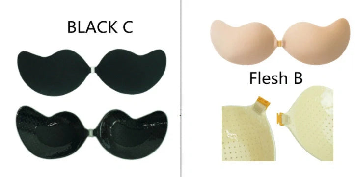 Lala Goddess Deep V Invisible Bra for women, seamless support under swimwear and dresses