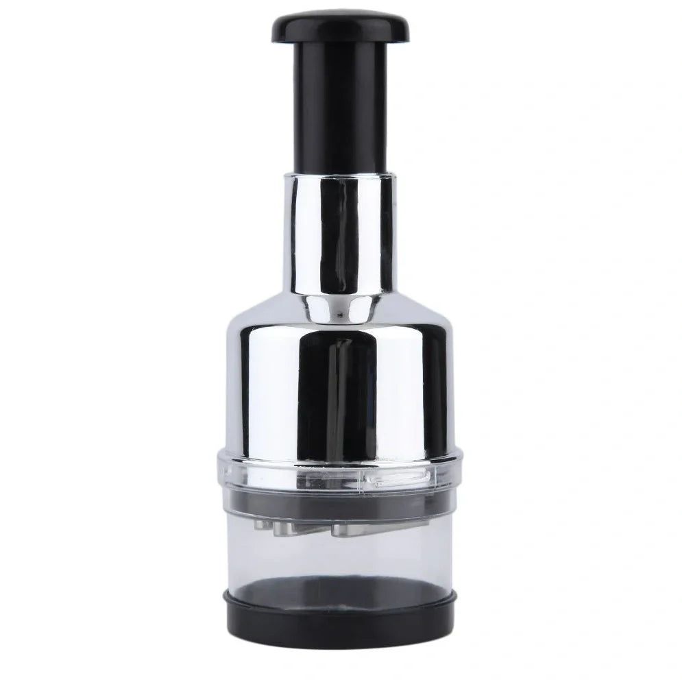 Stainless steel manual clap knife with multi-layer blades for vegetable chopping