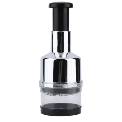 Stainless steel manual clap knife with multi-layer blades for vegetable chopping