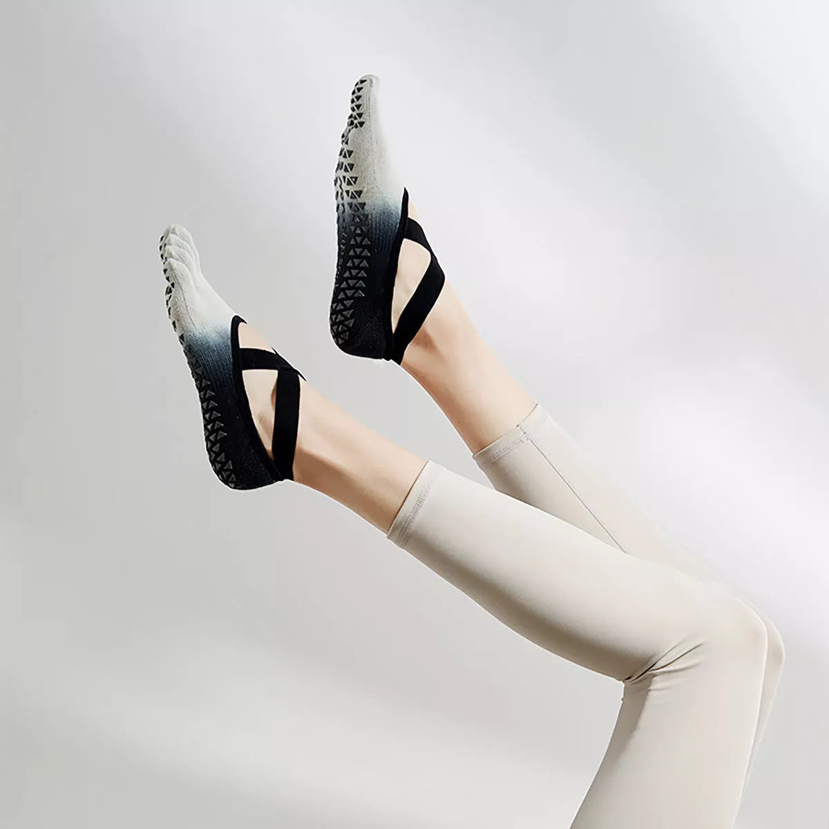 Grippy Yoga Socks with non-slip full toe for yoga, Pilates, and dance
