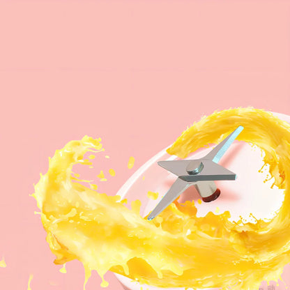 Compact USB automatic juicer in green colour measuring 7cm wide with 19.5cm height