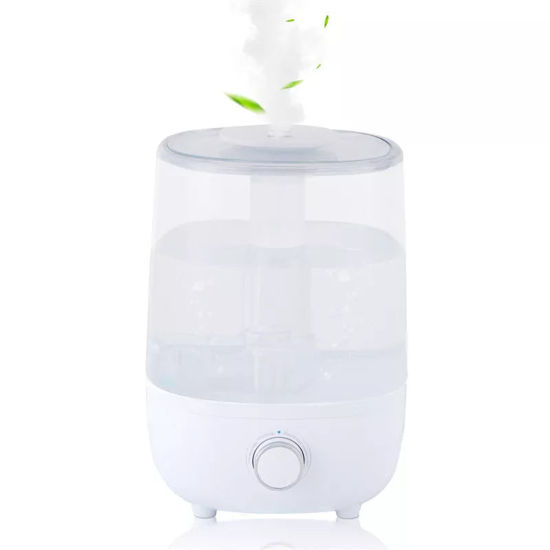 4L Mechanical Humidifier with low water level protection and Bisphenol A-free construction