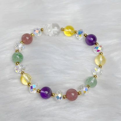 Phoenix Nine Tail Fox crystal bracelet with adjustable closure in various colour options