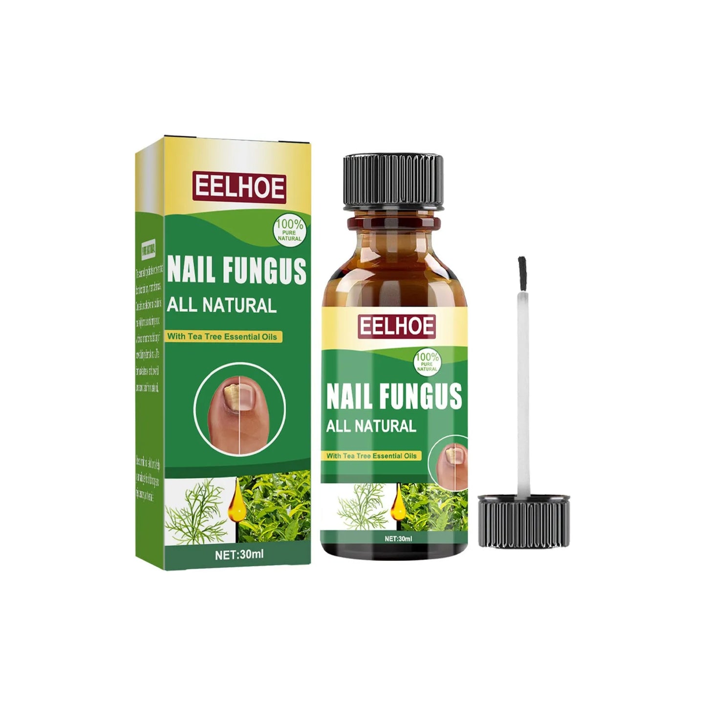 30ml bottle of tea tree oil nail repair fluid for hand and foot nail treatment