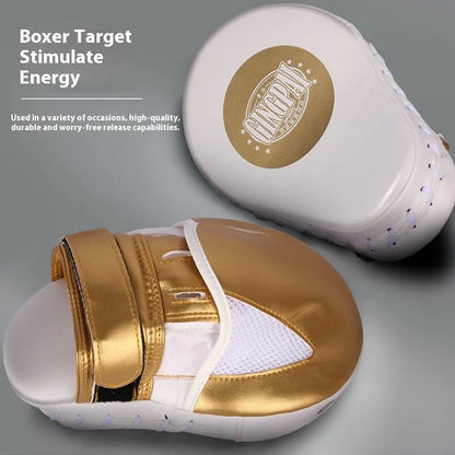Vertical gold or green PU baffle target for boxing and Sanda training at home