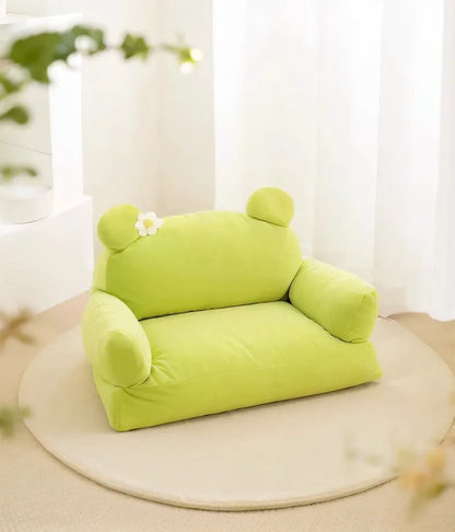 Large cloth cat nest 54x36x45cm in light green or light purple for indoor cats and small pets