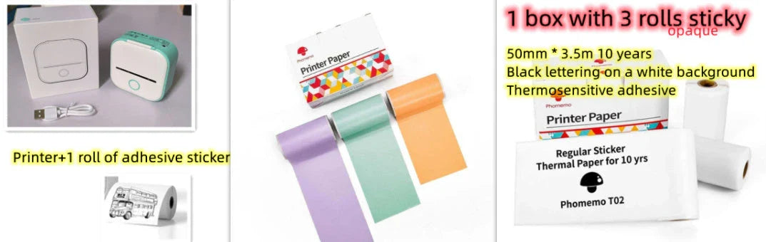 Portable Thermal Label Printer with Bluetooth Connectivity for Home, Office, and Small Business Organization