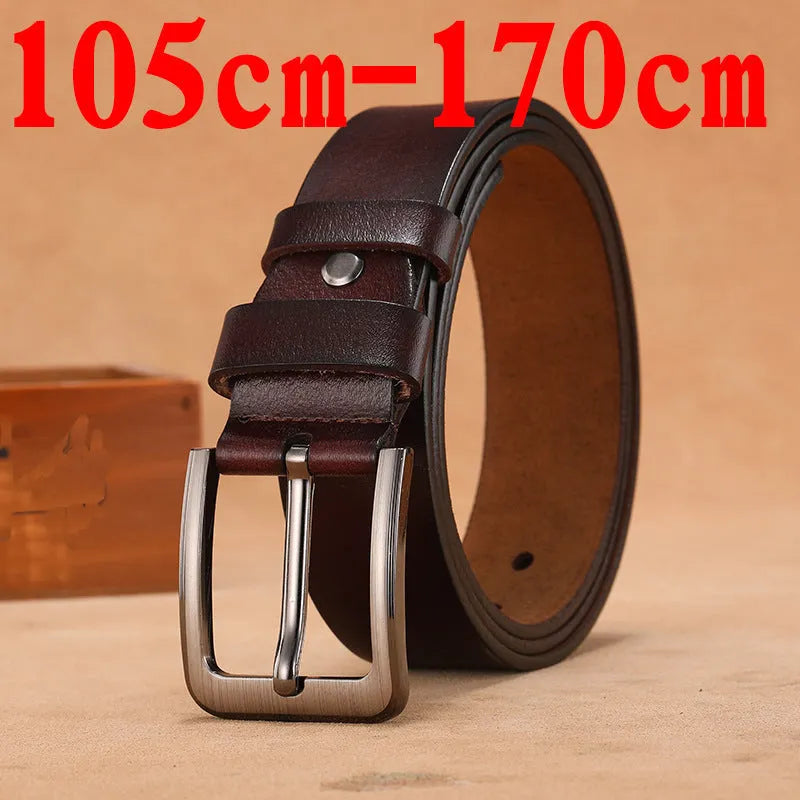 Fashion Square Head Pin Buckle Jeans Strap With Match Casual Belt in Black or Brown Alloy Buckle - Laser Buckle Design for Casual Wear with Versatile 105cm to 170cm Length Sizes