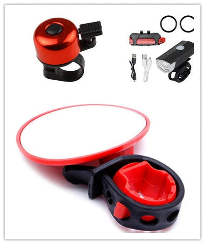 Colorful folding bike bell in various colors, perfect for adding safety and style to any bicycle