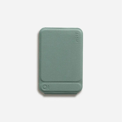 Black magnetic mobile phone holder case showing 96.5mm width and slim 6.9mm profile with N52SH magnets visible