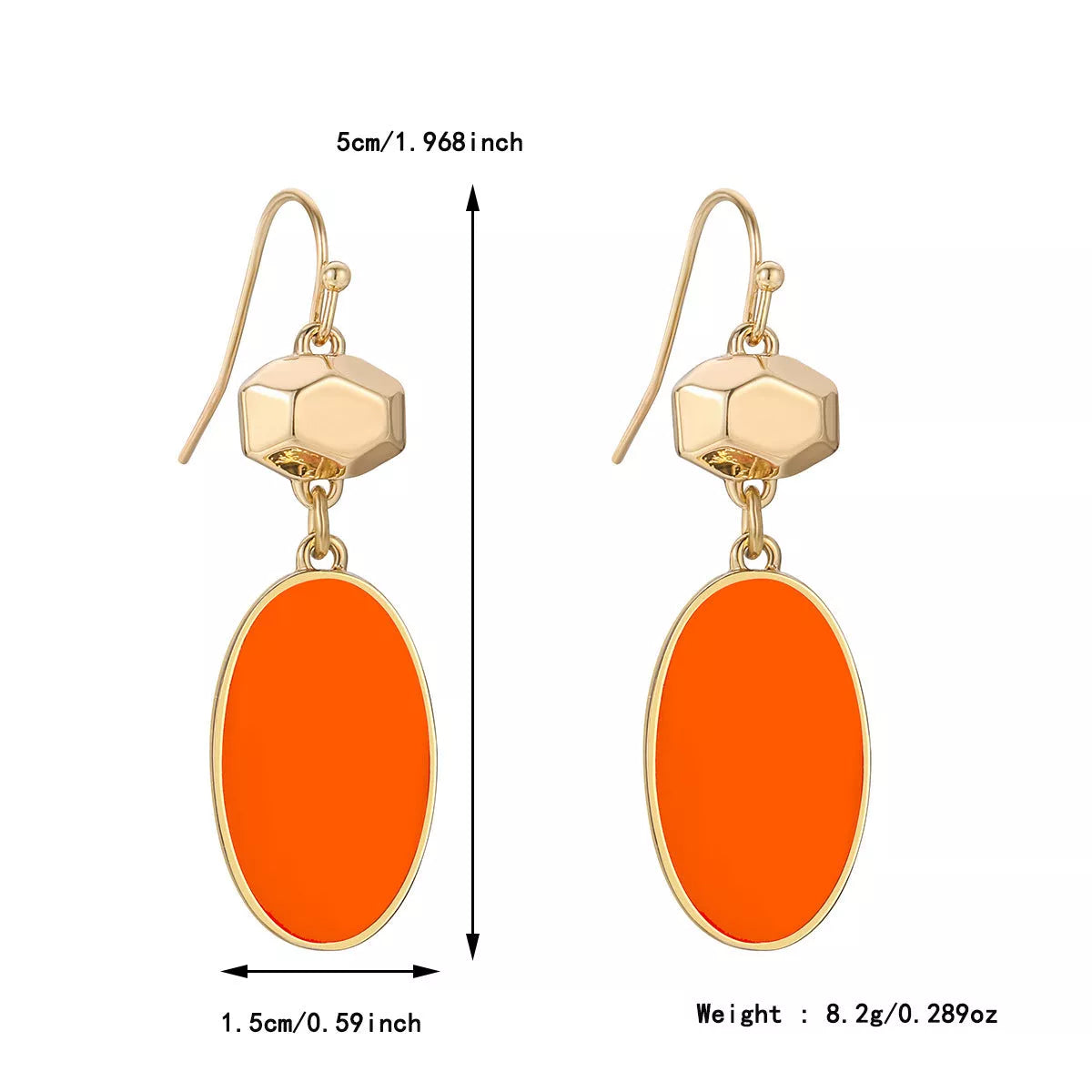 Colorful flower stud earrings for women with durable alloy construction