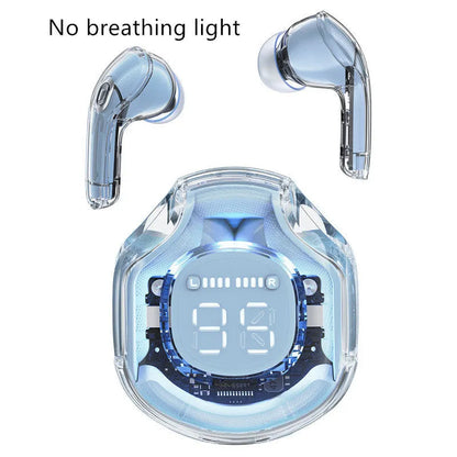Transparent Warehouse wireless Bluetooth headset in multiple colours with in-ear design and optional breathing light