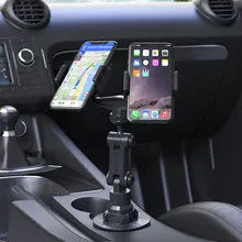 Silicone automobile and desktop phone holder in Peak-X5 colour showing non-slip construction