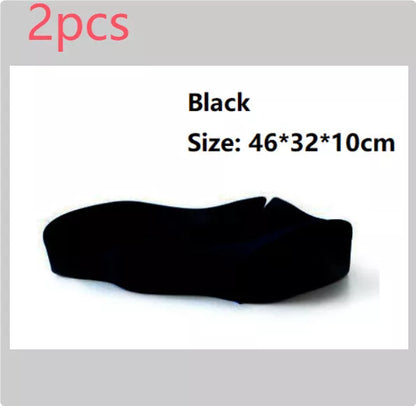 Memory foam seat cushion with non-slip bottom for office and car use