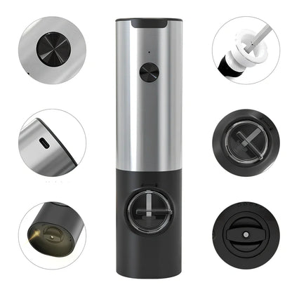 Home Simple Pepper Grinder with adjustable ceramic mechanism showing 165mm height