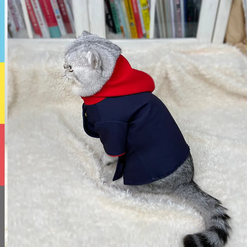Pet hoodie in Polygonum cuspidatum Youren colour for cats and dogs, small and medium sizes