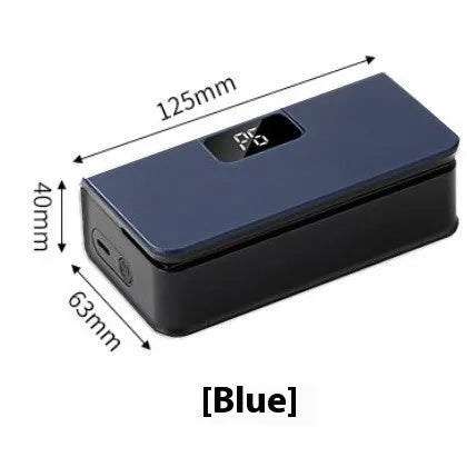 Portable mini sealing machine in blue colour with 4cm sealing bar for plastic bags